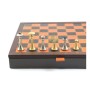 Schach Set Matrix, Moderne trifft Leder, Artikel leider nicht mehr lieferbar, wir suchen einen passenden Ersatz.
