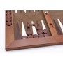 Backgammon Brett, Holz mit Intarsien-Spielfeld, 60 x 54 cm, Ausführung 1B