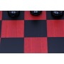 Schach Set Staunton Form, rot und schwarz, Ausführung 1B